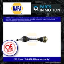 Image of Drive Shaft Front Left NDS1176L NAPA Driveshaft 1K0407271BJ 3C0407451FX Quality