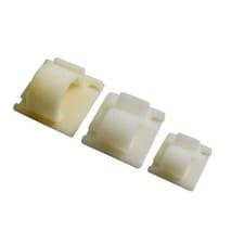Image of NEW WOT-NOTS CABLE CLIPS - SELF ADHESIVE - NATURAL - 4.5MM - PACK OF 2 - PWN605