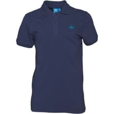 Image of Adidas Originals Mens Trefoil Pique Polo T-shirt - Casuals - Small