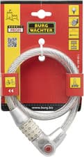 Image of Cable Lock with Lighted Combination, 4 Digit Combination, Length: 65 Cm, 230 65