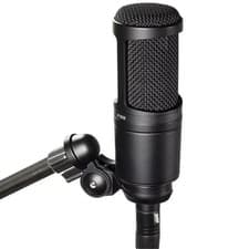 Image of Audio Technica AT-2020 Cardioid Condenser Microphone for Studio - AT2020 XLR