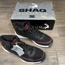 Image of SHAQUILLE ONEAL SHAQ MENS HIGH TOP BASKETBALL SHOES SIZE 13 BLACK RED NEW
