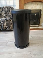 Image of Curver 40 Litre Deco Touch Top Kitchen Bin - Black