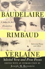 Image of BAUDELAIRE RIMBAUD VERLAINE: SELECTED VERSE AND PROSE By Charles-pierre NEW