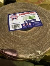 Image of Faithfull Aluminium Oxide Cloth Sanding Roll 50M X 25Mm 80G FAIAAOR25120