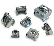 Image of Pack of 100 Cage Nuts Server Rack Mount Cabinet PC Fixing M3 M4 M5 M6 M8 M10 M12