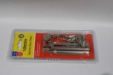 Image of Sterling Chrome Plated Door Lock Chain With Slide Bolt Catch Restrictor, DCC100