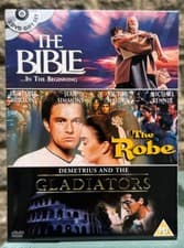 Image of The Bible / The Robe / Demetrius And The Gladiators - 3 DVD Gift Set - BNIB