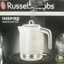 Image of Russell Hobbs Inspire Electric Kettle 3kw 1.7L White 24360 (DAMAGED SPOUT)