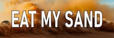 Image of Eat My Sand Sticker Large 3x9 Funny Offroad Desert Sand Dunes Buggy Dirt Bike