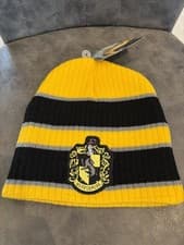 Image of Harry Potter Hufflepuff Knit Beanie Hat One Size - BNWT
