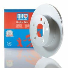 Image of 2x Brake Disc Rear Solid 264mm Diameter For Opel Vauxhall Quinton Hazell BDC4816