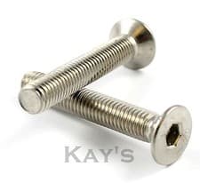 Image of M6 Stainless Steel Countersunk Socket Screw Allen Bolts