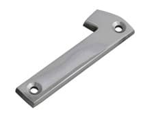 Image of POLISHED CHROME FRONT DOOR NUMBER ONE & SCREWS 3" Metal Numeral 1 Home Plaque