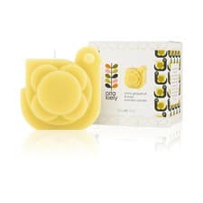 Image of Orla Kiely - White Grapefruit & Basil Hen Moulded Candle in Gift Box