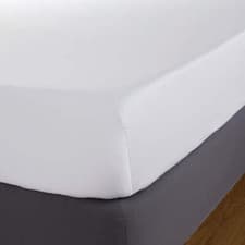Image of Luxury 600 Thread Count Fitted Sheet Bedding 100% Pure Sateen Cotton 30cm Deep