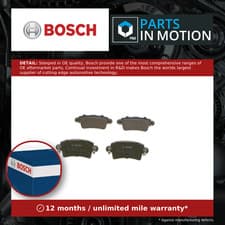 Image of Brake Pads Set Rear 0986494043 Bosch 4406000QAE 7701206763 1605982 4403467 BP391