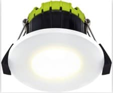 Image of Luceco FType Fire Rated LED Downlight – 6W, Adjustable, Matt White