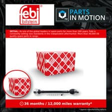 Image of Drive Shaft Front Right 181212 Febi Driveshaft 1K0407272EN 1K0407272JB Quality