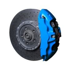Image of Foliatec Car Brake Caliper Paint / Lacquer Set - GT Blue - (3 Part Kit)