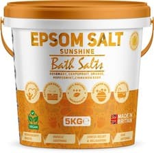 Image of 1ne Scented Epsom Bath Salts 5KG Bucket Sunshine 100% Pure Magnesium Sulphate