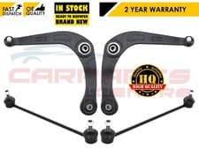 Image of FOR PEUGEOT 206 FRONT LOWER BOTTOM SUSPENSION WISHBONE ARM ARMS STABILISER LINKS