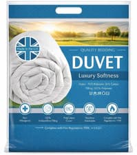 Image of POLY COTTON DUVET QUILT WARM SINGLE DOUBLE KING BED ANTI ALLERGY SOFT ALL TOG