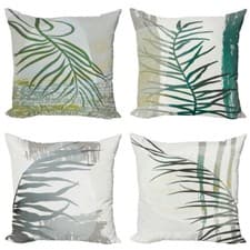 Image of Botanical Pillow cushion set of 4 Weathered Style Branches