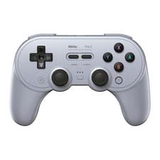 Image of 8BitDo Pro 2 Gray Gamepad, Hall Effect Joysticks, Adjustable Sensitivity, Custom