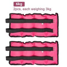 Image of 2PCS Ankle Weights Adjust Leg Wrist Strap Running Training Fitness Gym Straps