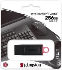 Image of Kingston USB 3.2 Flash Drive DataTraveler Exodia 32GB–256GB Memory Stick