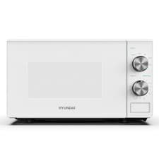 Image of Hyundai Digital Microwave 800W 20L Stainless Steel 6 Power Levels Defrost  White