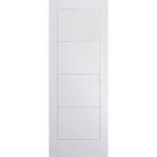 Image of Internal White Ladder Moulded Door Free Postage Brand New