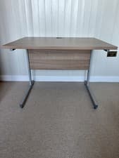 Image of Office Desk (Oak, 1000x800mm) – Brand New, Unused