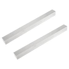 Image of 2 Pcs 1" Thick  x 1" Width x 12" Long Square 6061 Aluminum Flat Bar