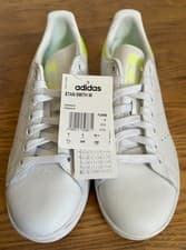 Image of New with tags Adidas Originals Stan Smith Neon Yellow Trainers Size UK 6 Women's