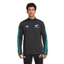 Image of All Blacks adidas 1/4 Zip Training Fleece - Black