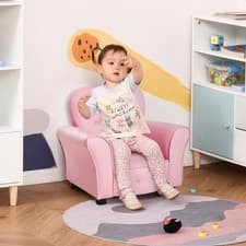 Image of Kids Armchair Toddler Sofa Seating Girls Princess Chair Playroom Bedroom Nursery