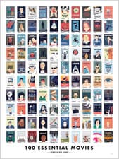 Image of Pop Chart | 100 Essential Movies Scratch-Off Chart | 12" X 16" Scratch-Off Poste