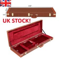 Image of Universal Electric Guitar Hard Case PU Leather – Protective Case with Lock
