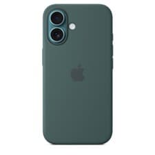 Image of Official Color Logo Liquid Silicone Case With MagSafe For iPhone 16 Pro 16 Plus