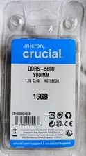 Image of Crucial 16GB SO-DIMM 5600MHz DDR5 Laptop Memory