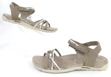 Image of Merrell Terran 3 Cush Cross Sandals Moon Natural Sz 12 