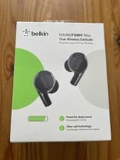 Image of Belkin SoundForm Rise True Wireless Bluetooth Earbuds Black AUC004btBK NEW