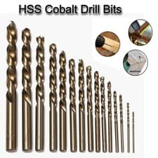 Image of For Stainless Steel Strong Hard Metals HSS Cobalt Jobber Drill Bits Split Point