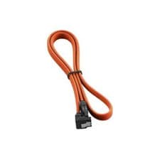 Image of CableMod ModMesh Right Angle SATA 3 Cable - Orange - 60cm