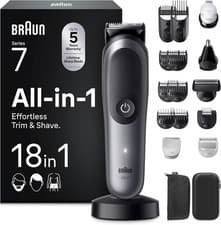 Image of Braun All-in-One Series 7 AIO 7585 Grooming Kit 18 In 1 ProBlade & AutoSense