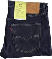 Image of Levi's Men's 514 Regular Straight W36 L32 Throughout Stretch Dark Blue Jeans