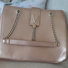 Image of VALENTINO DIVINA LARGE GOLD TOTE BAG