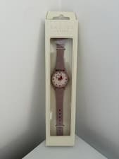 Image of Radley Ladies Pink/ Rose Gold Watch with Dog In Heart BNIB Silicone Strap Boxed